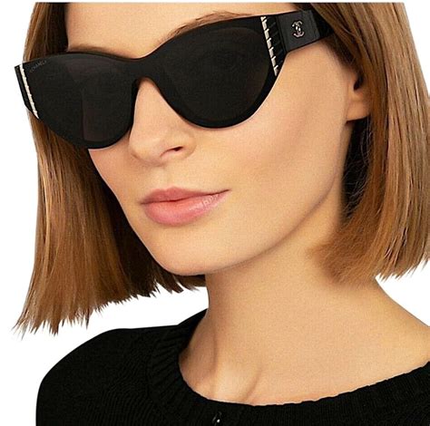 chanel new collection 2019 sunglasses|chanel sunglasses with on side.